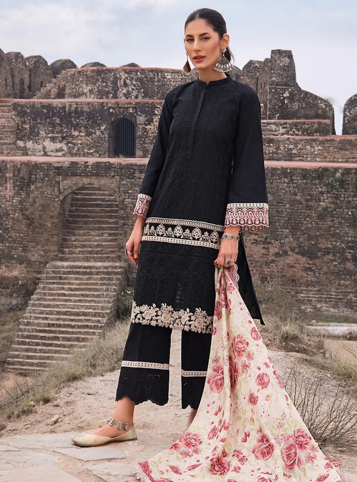 Zainab Chottani Embroidered Chikankari Suits Unstitched 3 Piece ZC22CK Pasbaan 6B - Luxury Collection