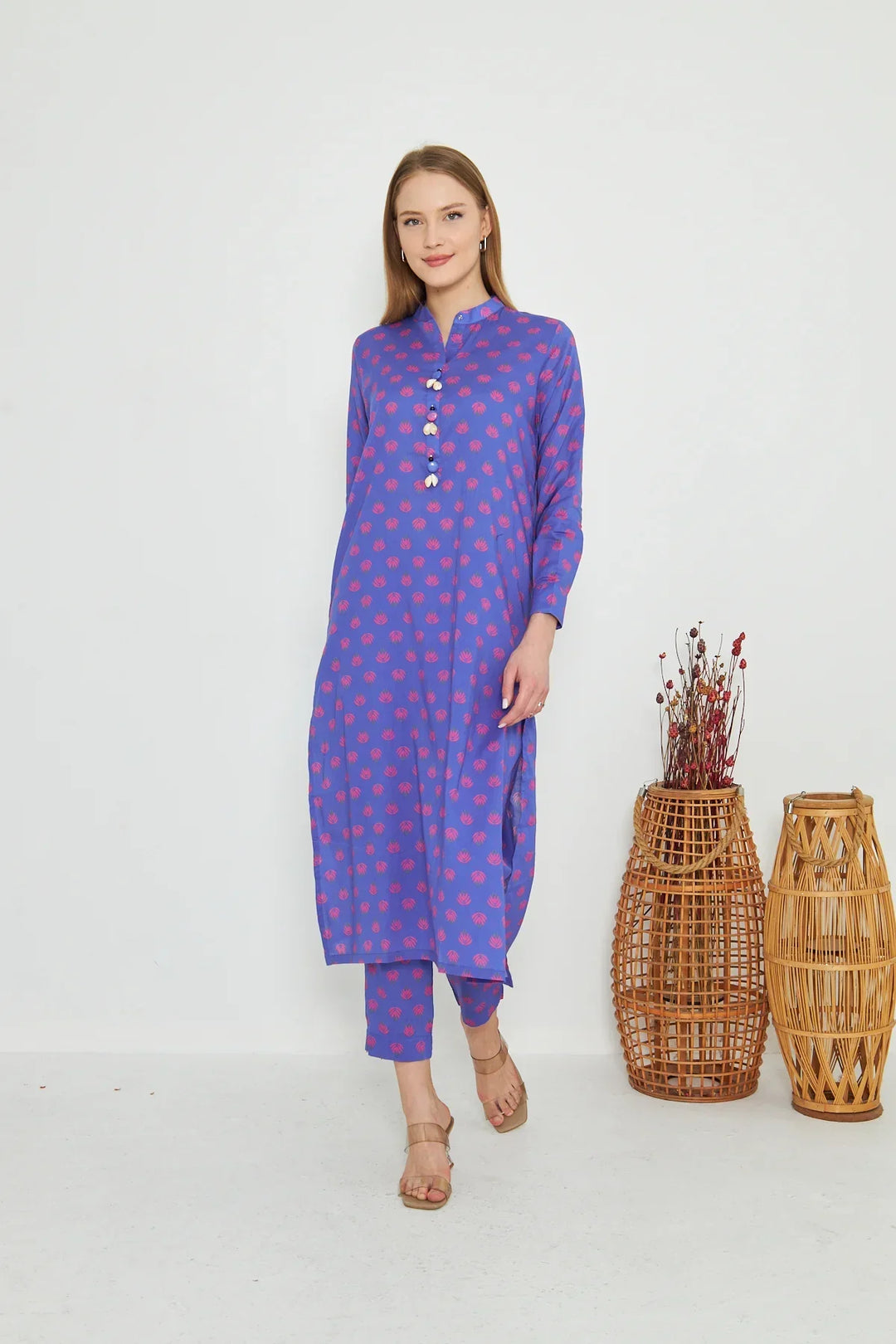 Dhaga Women Pret Printed 2 Piece Lawn Matching Separate FW24DSP0037 - Summer Collection