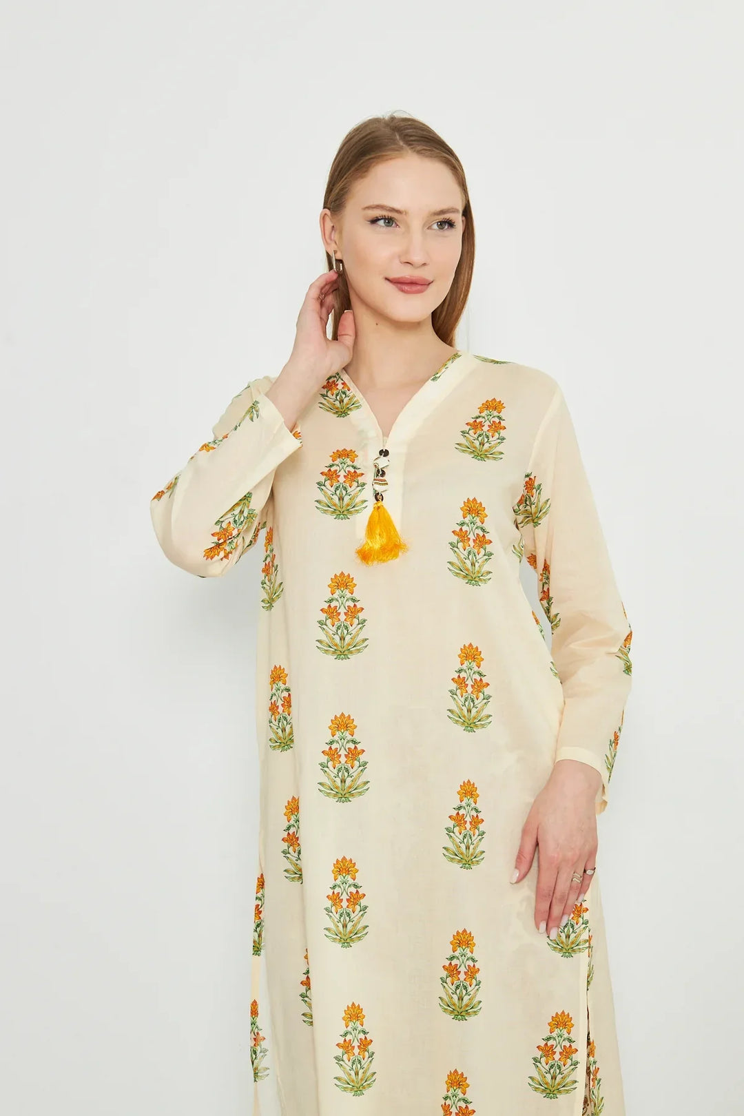 Dhaga Women Pret Printed 2 Piece Lawn Matching Separate FW24DSP0035 - Summer Collection