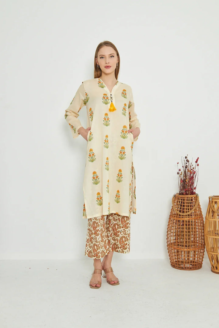 Dhaga Women Pret Printed 2 Piece Lawn Matching Separate FW24DSP0035 - Summer Collection