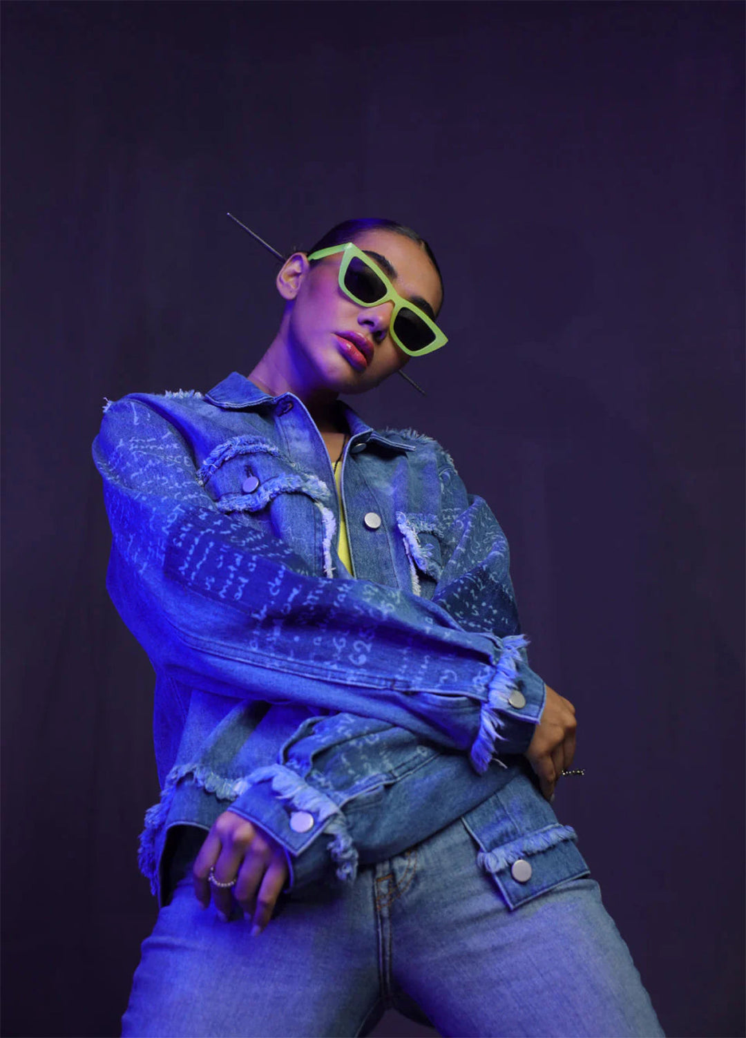 Movement Unisex Dj 01: Blue Fake Pockets - Western Collection