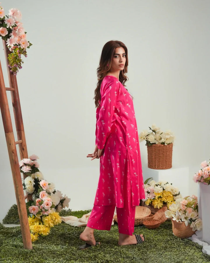 Dhaga Women Pret Printed 2 Piece Lawn Matching Separate FW24DSP0047 - Summer Collection