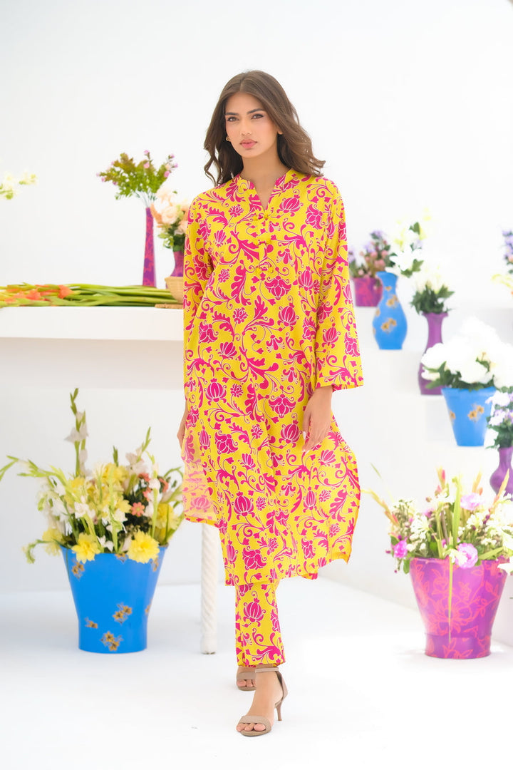 Dhaga Women Pret Printed 2 Piece Lawn Matching Separate FW24DSP005 - Summer Collection