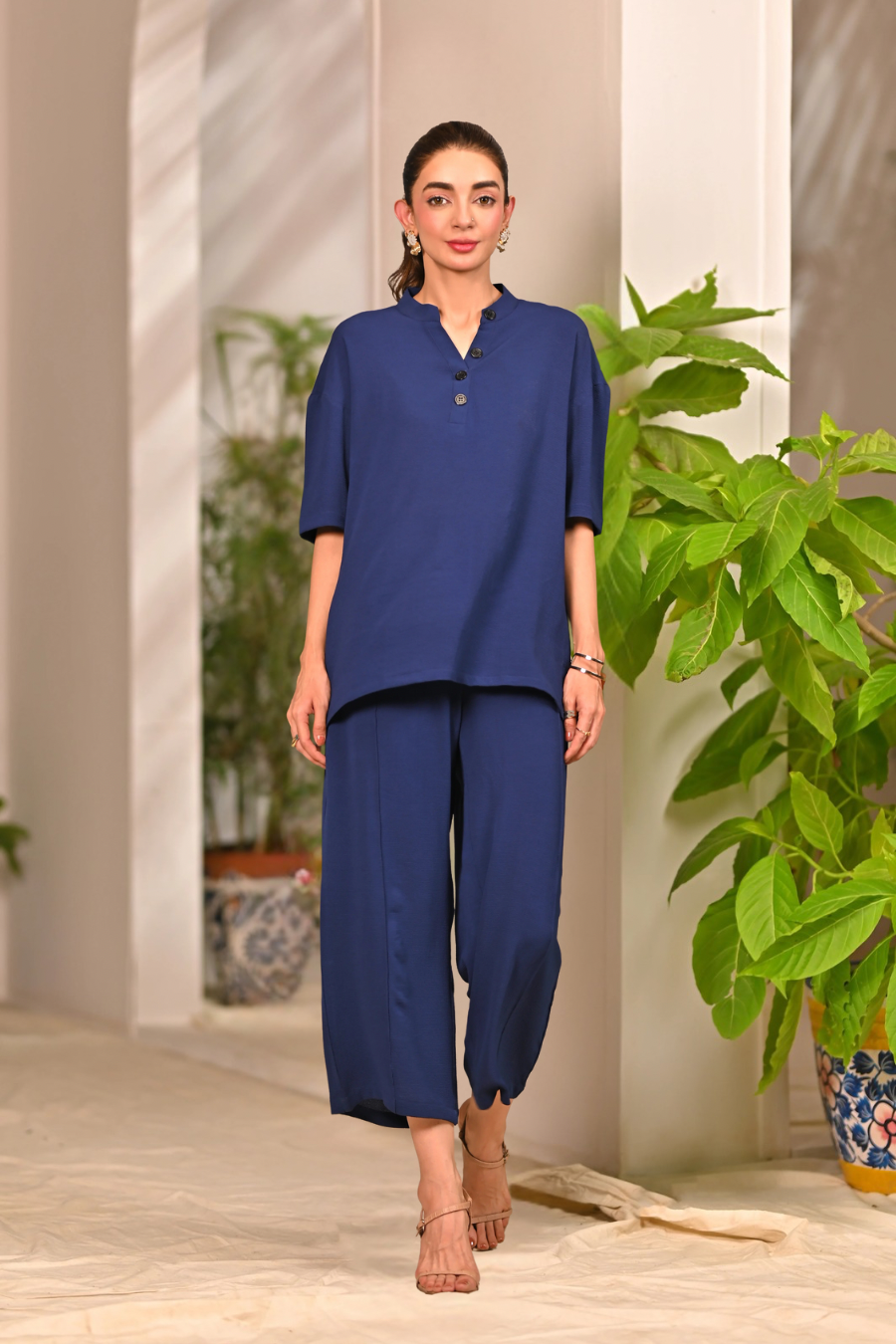 Dhaga Women Pret Solids 2 Piece Soft Crepe Evelyn SS25DSD402 - Summer Collection