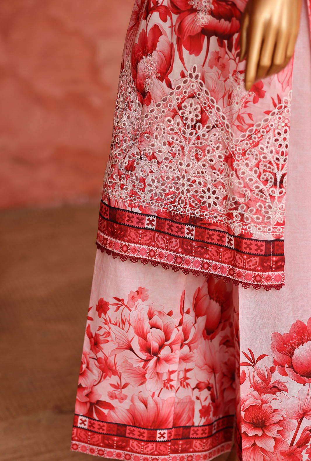 Elegant by HZ Textiles Unstitched Embroidered Lawn 3 Piece Suit EC-1055 Festive Collection