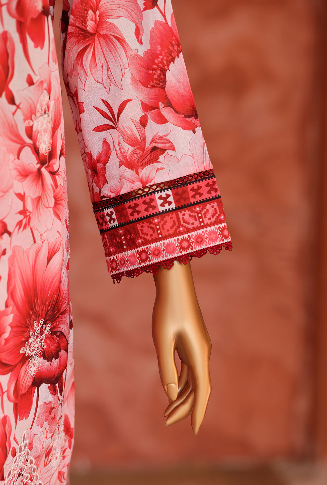 Elegant by HZ Textiles Unstitched Embroidered Lawn 3 Piece Suit EC-1055 Festive Collection