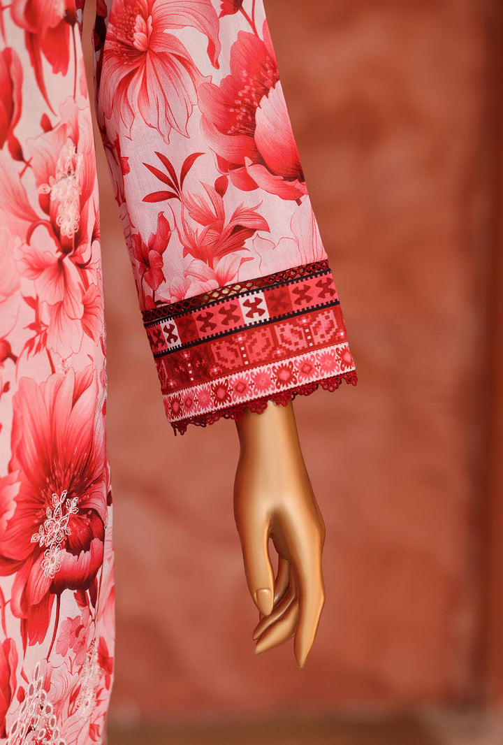 Elegant by HZ Textiles Unstitched Embroidered Lawn 3 Piece Suit EC-1055 Festive Collection