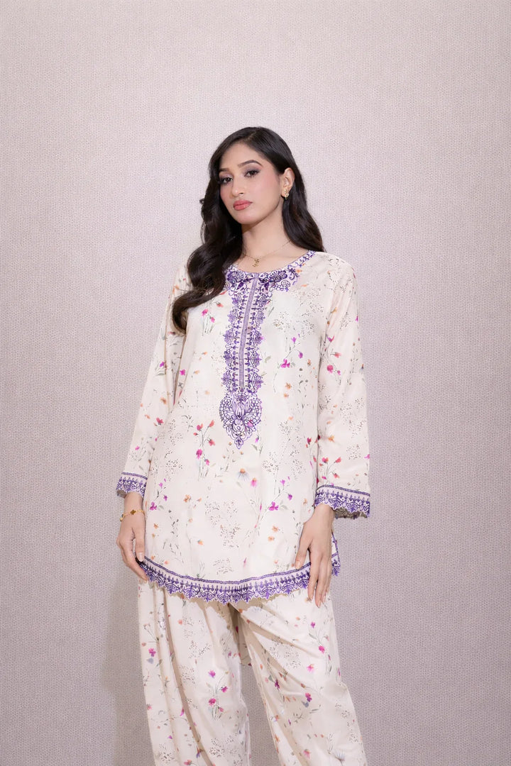 Urban Cut RTW Embroidered Cotton Co-Ord Sets Suit C-43 - Casual Collection