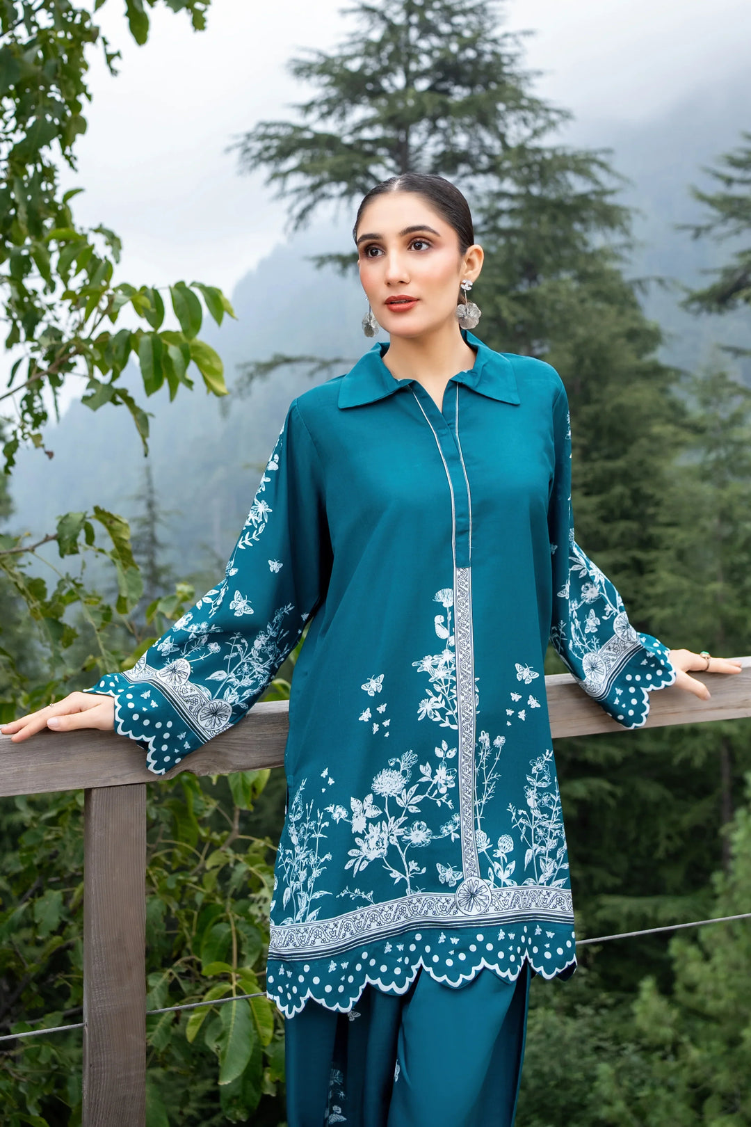 Dhaga Women Pret Printed 2 Piece poly cambric Edith SS25DSP321 - Summer Collection