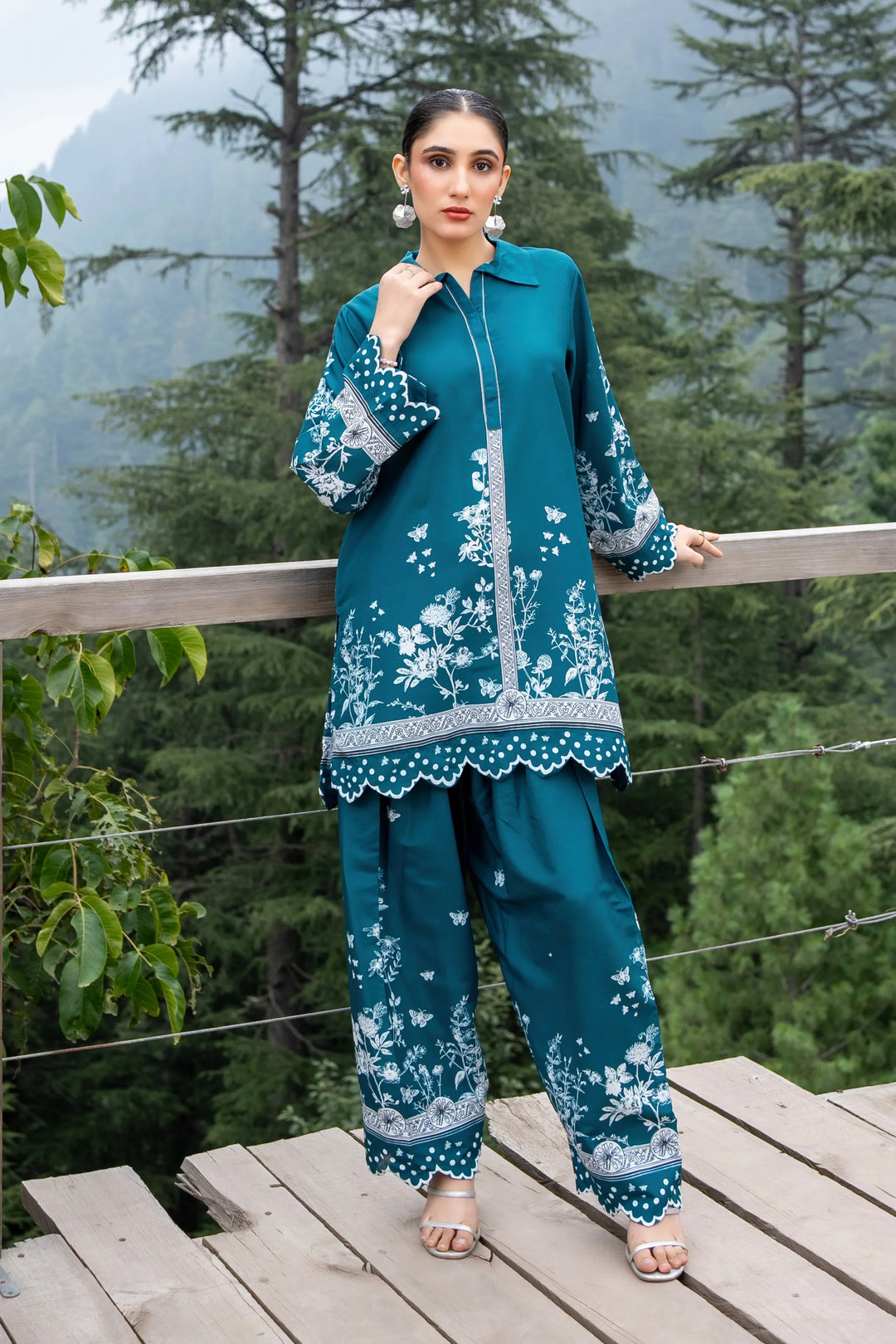 Dhaga Women Pret Printed 2 Piece poly cambric Edith SS25DSP321 - Summer Collection