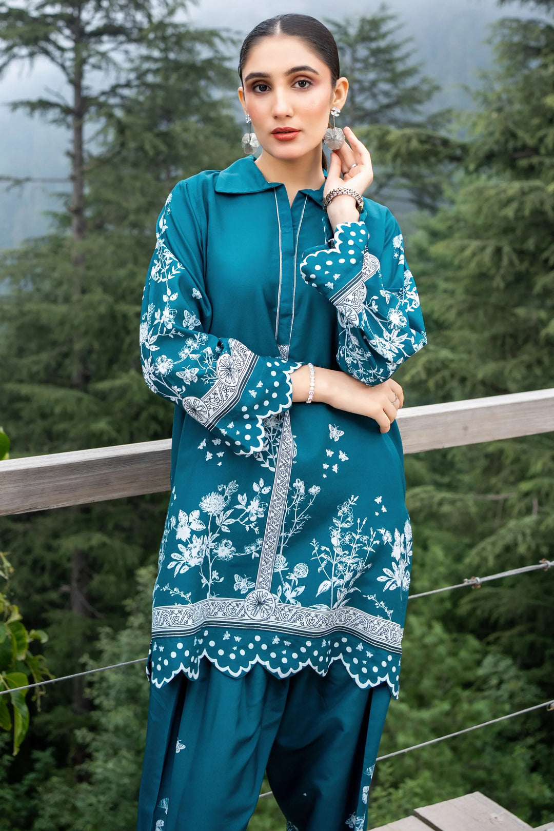 Dhaga Women Pret Printed 2 Piece poly cambric Edith SS25DSP321 - Summer Collection