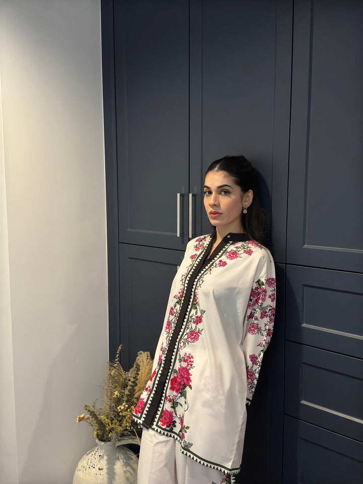 Dhaga Women Pret Printed 2 Piece Soft Crepe Florse SS24DSP - Summer Collection