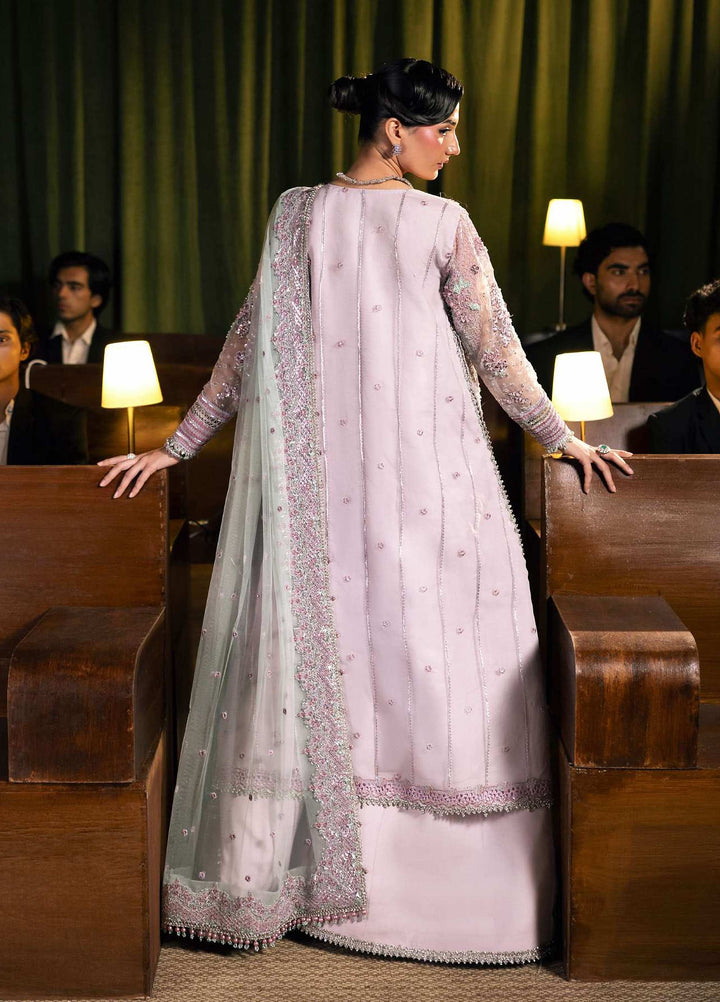 Seranade by Elaf Unstitched Embroidered Organza 3 Piece Suit EL26USW Ophelia EHM-09 - Wedding Collection