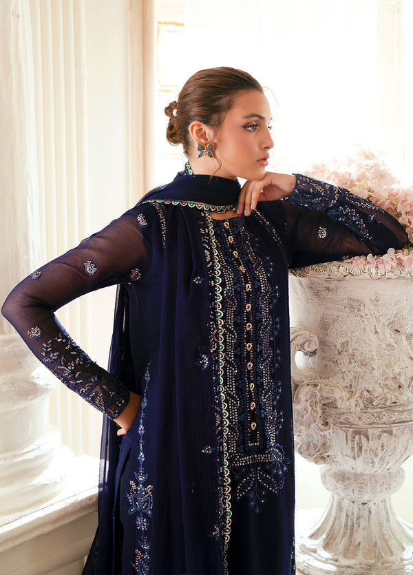 Elinor by Sahane Pret Embroidered Chiffon 3 Piece Suit EL-1803 Aveline - Festive Collection