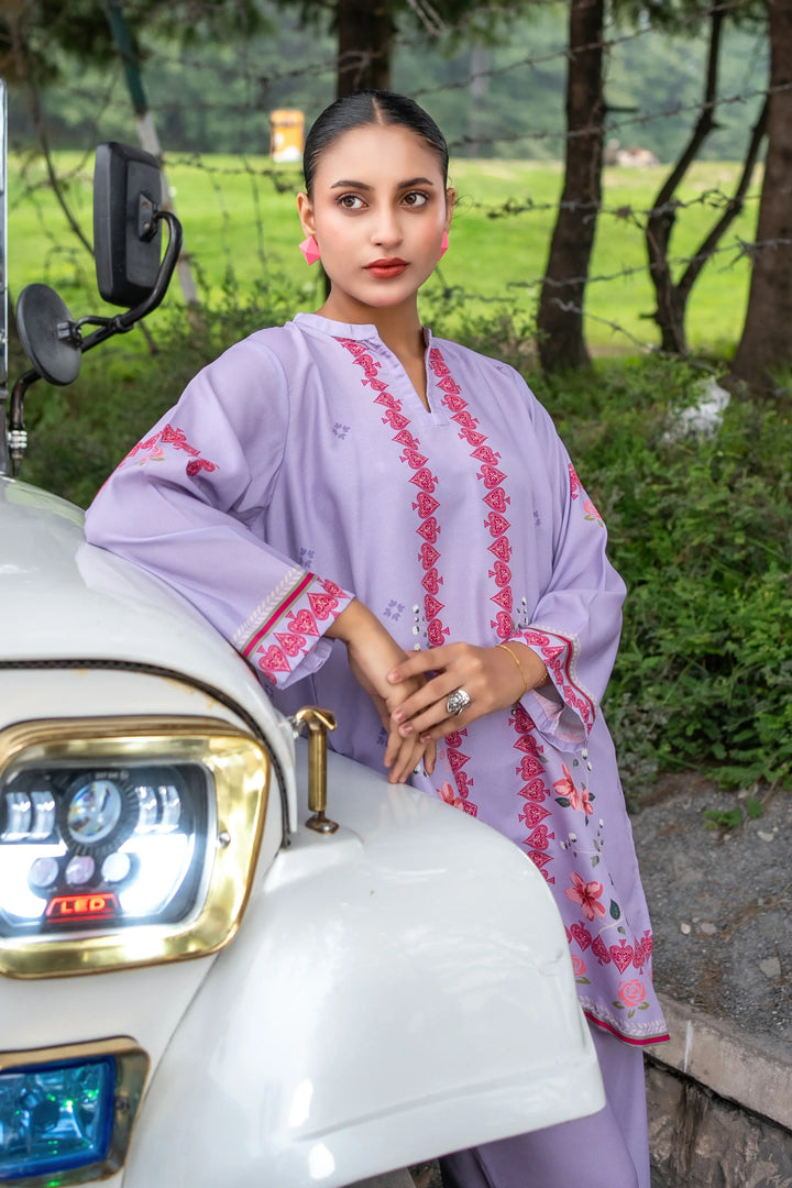 Dhaga Women Pret Printed 2 Piece poly cambric Elestren SS25DSP317 - Summer Collection