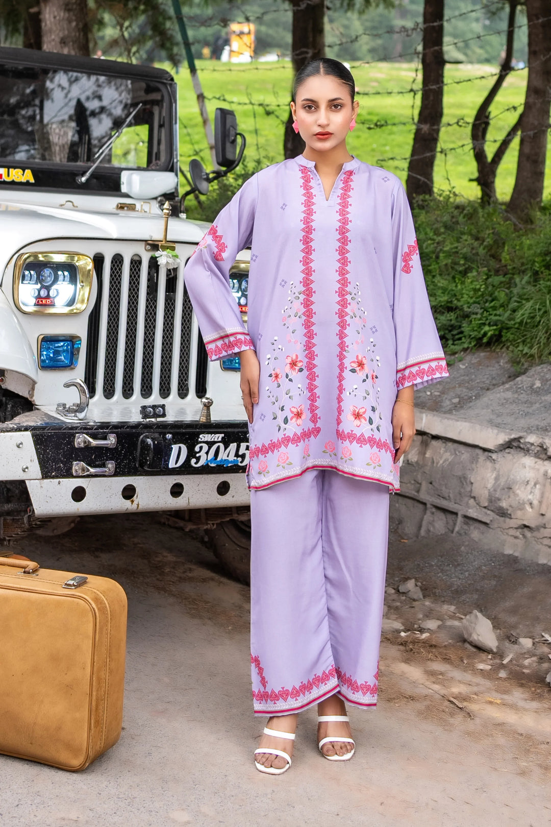 Dhaga Women Pret Printed 2 Piece poly cambric Elestren SS25DSP317 - Summer Collection