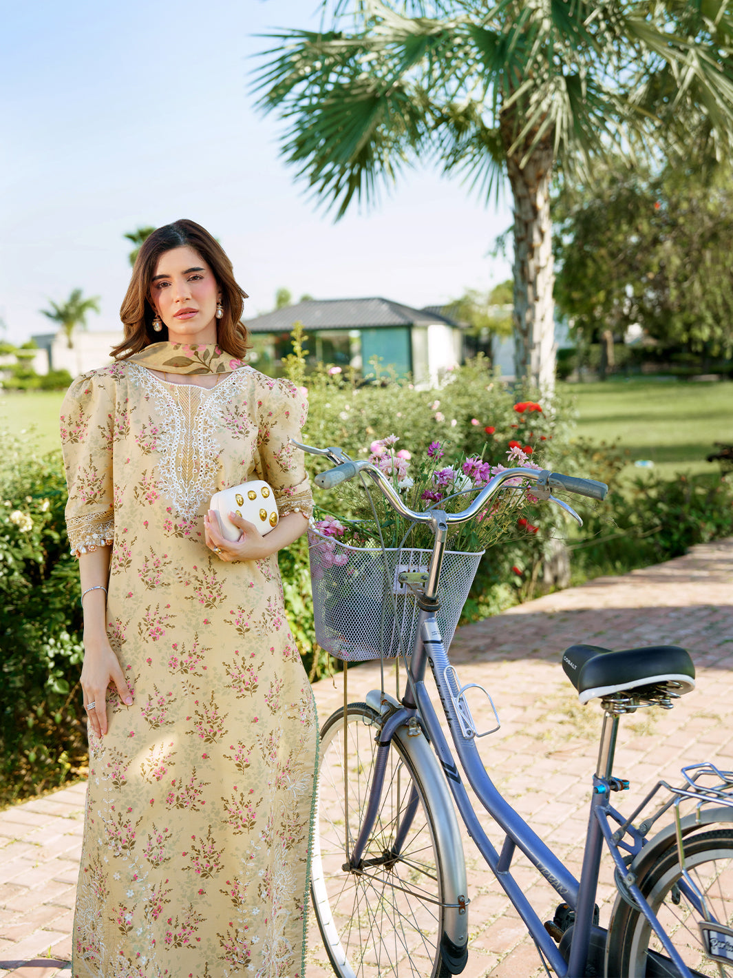 Sunset Muse by Izel Unstitched Embroidered Lawn 3 Piece Suit Eliya - Eid Collection