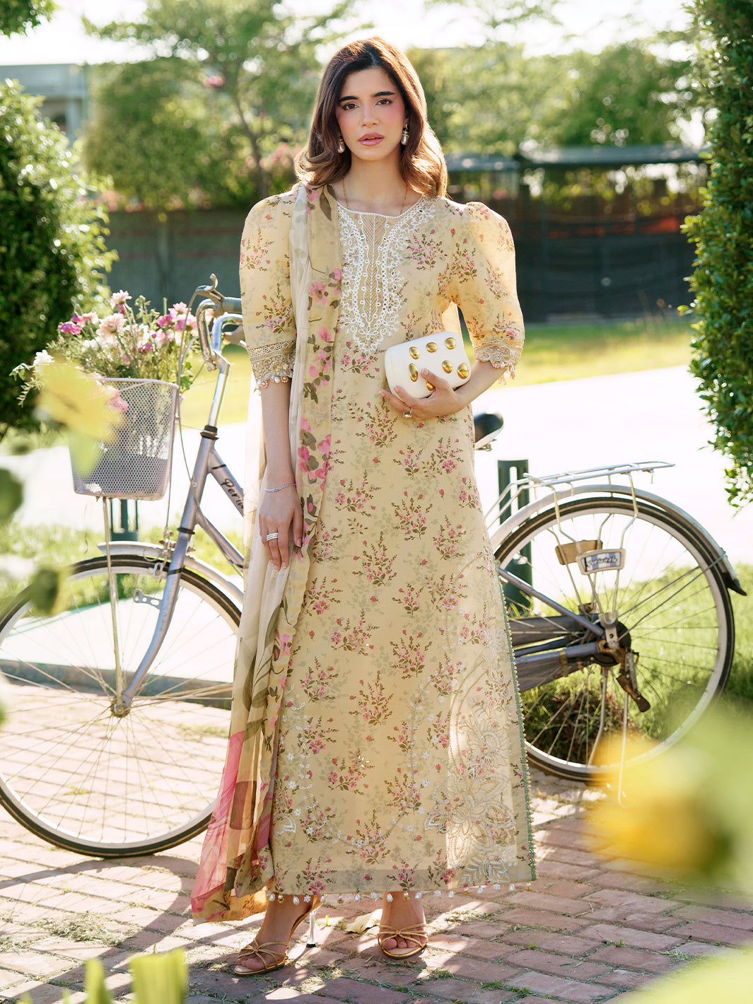 Sunset Muse by Izel Unstitched Embroidered Lawn 3 Piece Suit Eliya - Eid Collection