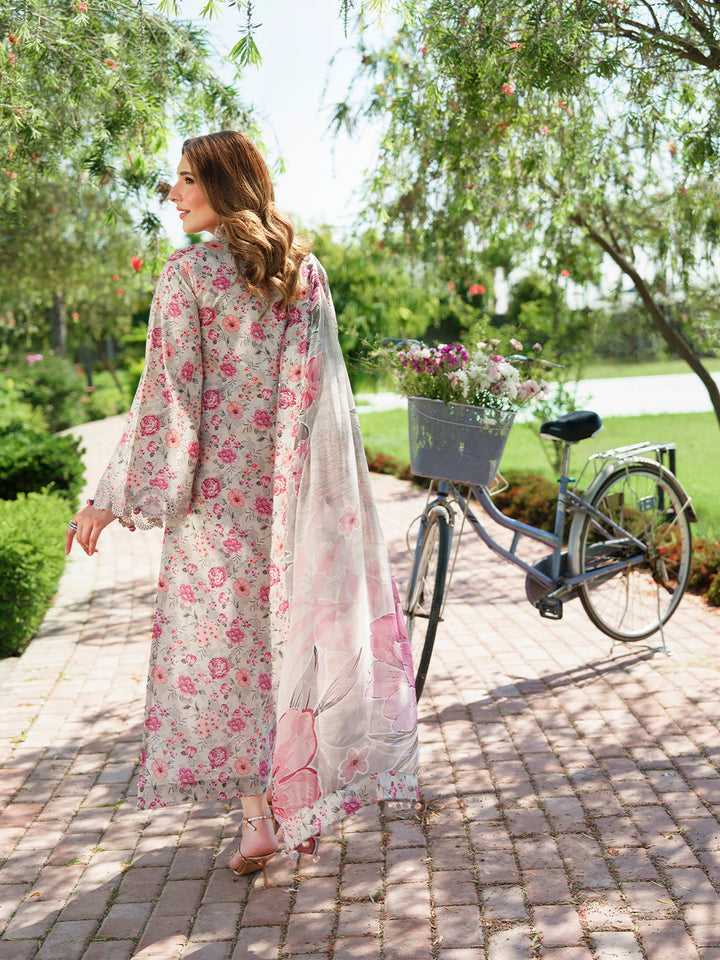 Sunset Muse by Izel Unstitched Embroidered Lawn 3 Piece Suit Ellie - Eid Collection