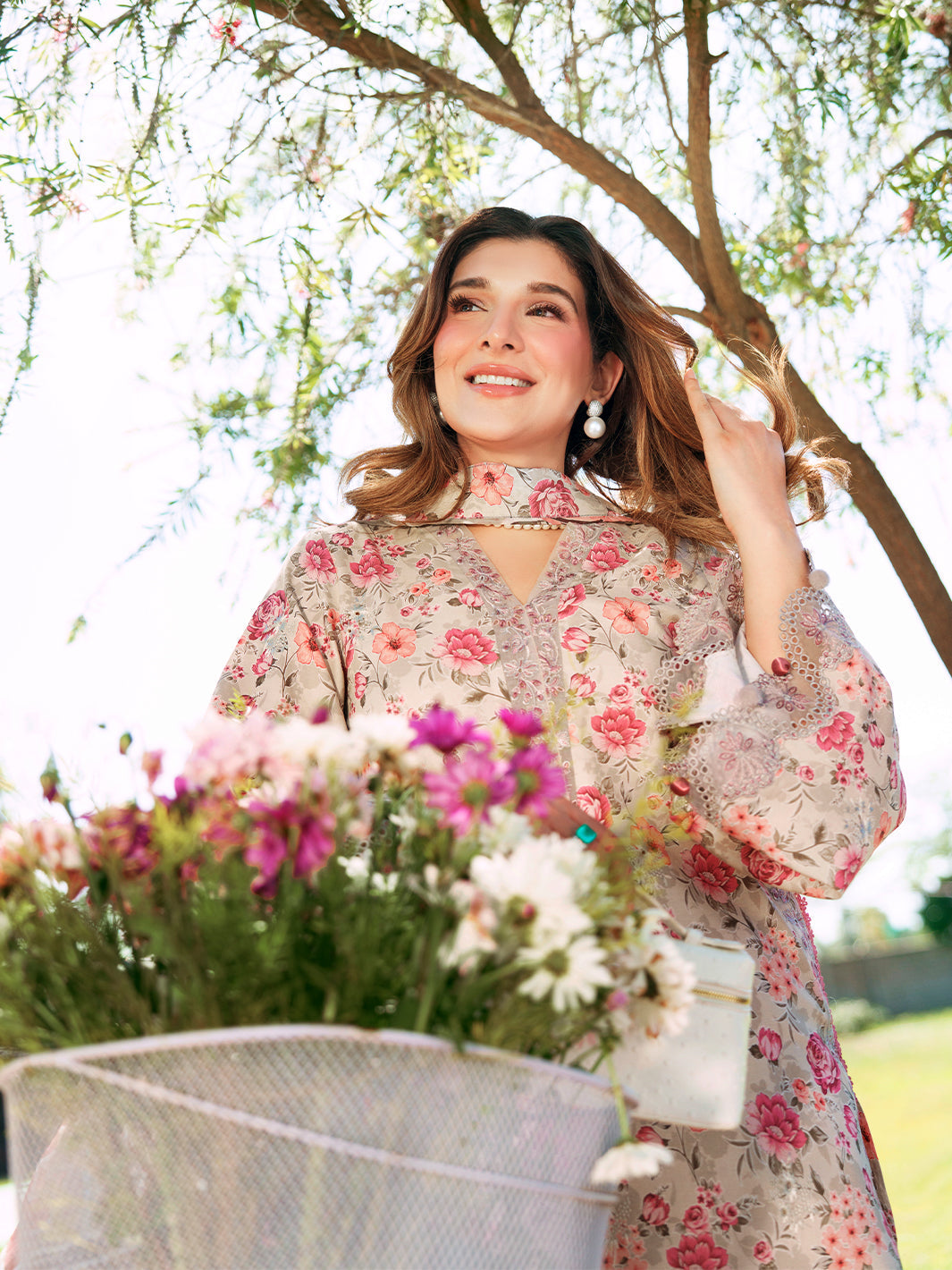 Sunset Muse by Izel Unstitched Embroidered Lawn 3 Piece Suit Ellie - Eid Collection
