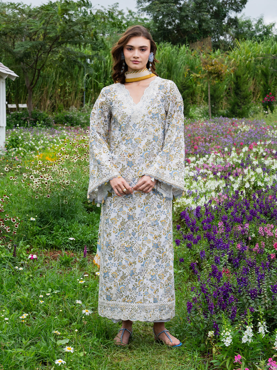 Oh So Cherry by Izel Unstitched Embroidered Lawn 3 Piece Suit Enaa - Eid Collection