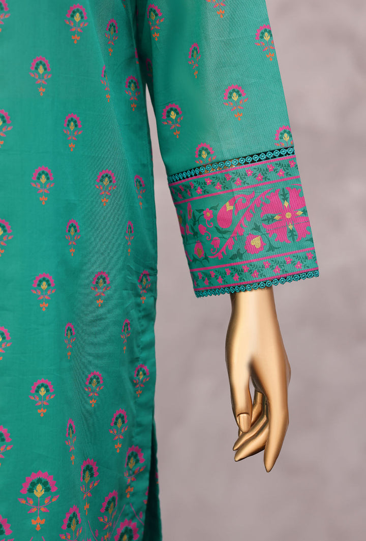 Exclusive by HZ Textiles Unstitched Printed Lawn 3 Piece Suit EPC-7055 - Casual Collection