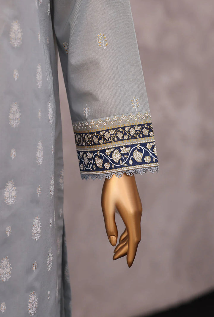 Exclusive by HZ Textiles Unstitched Printed Lawn 3 Piece Suit EPC-7056 - Casual Collection