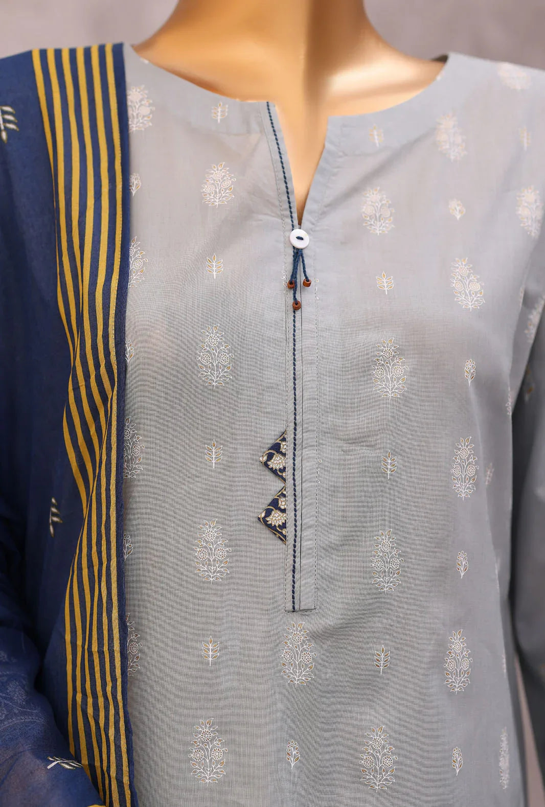 Exclusive by HZ Textiles Unstitched Printed Lawn 3 Piece Suit EPC-7056 - Casual Collection