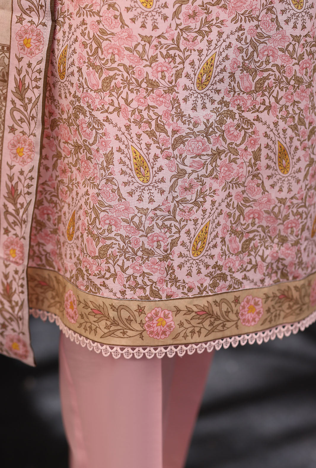 Exclusive by HZ Textiles Unstitched Printed Lawn 3 Piece Suit EPC-7057 - Casual Collection
