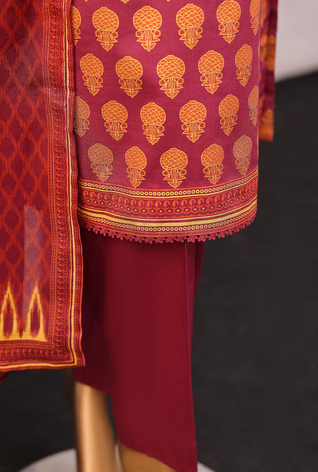 Exclusive by HZ Textiles Unstitched Printed Lawn 3 Piece Suit EPC-7060 - Casual Collection