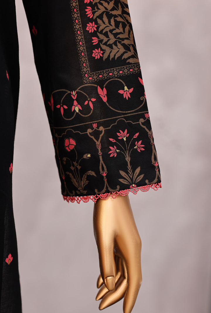 Exclusive by HZ Textiles Unstitched Printed Lawn 3 Piece Suit EPC-7063 - Casual Collection