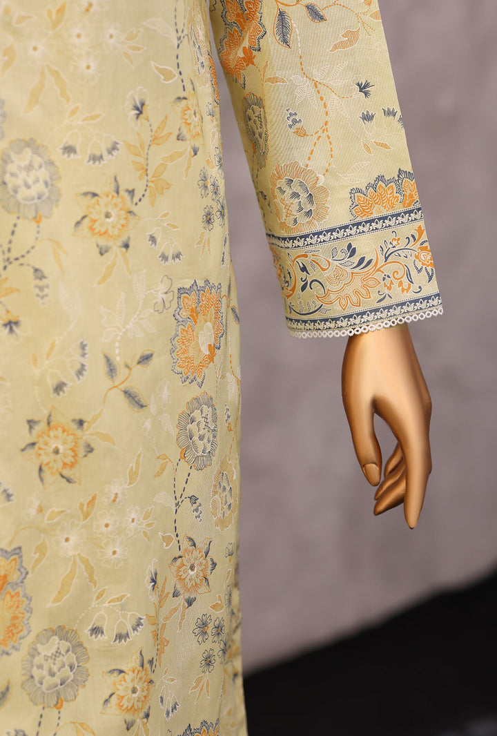 Exclusive by HZ Textiles Unstitched Printed Lawn 3 Piece Suit EPC-7064 - Casual Collection