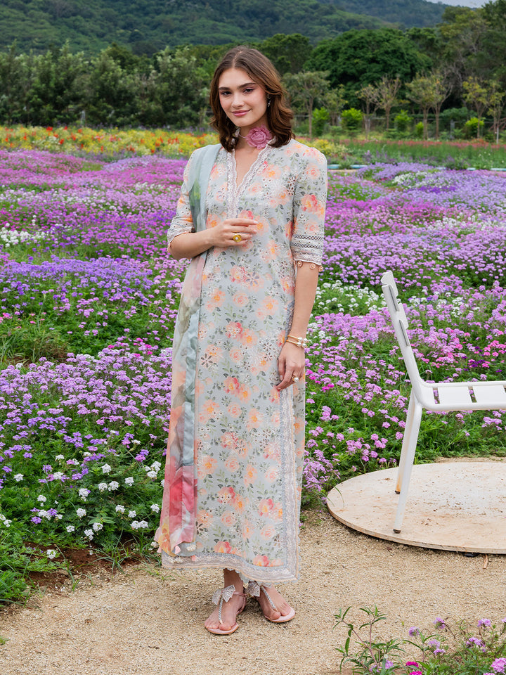 Oh So Cherry by Izel Unstitched Embroidered Lawn 3 Piece Suit Evania - Eid Collection