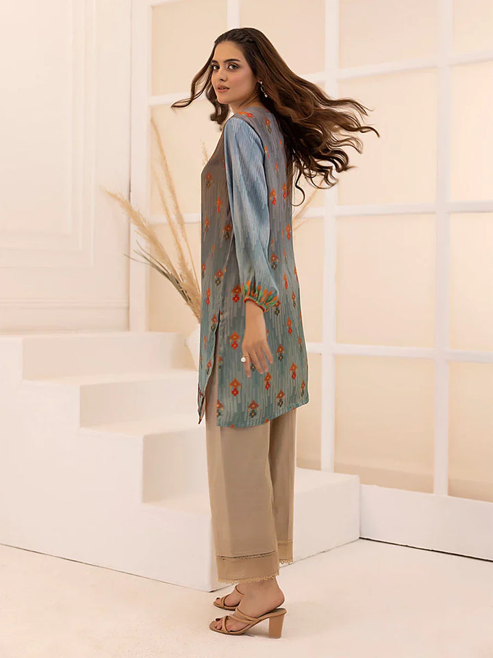 Salitex Women Printed Silk 1 Piece Shirt E-00009 - Winter Collection