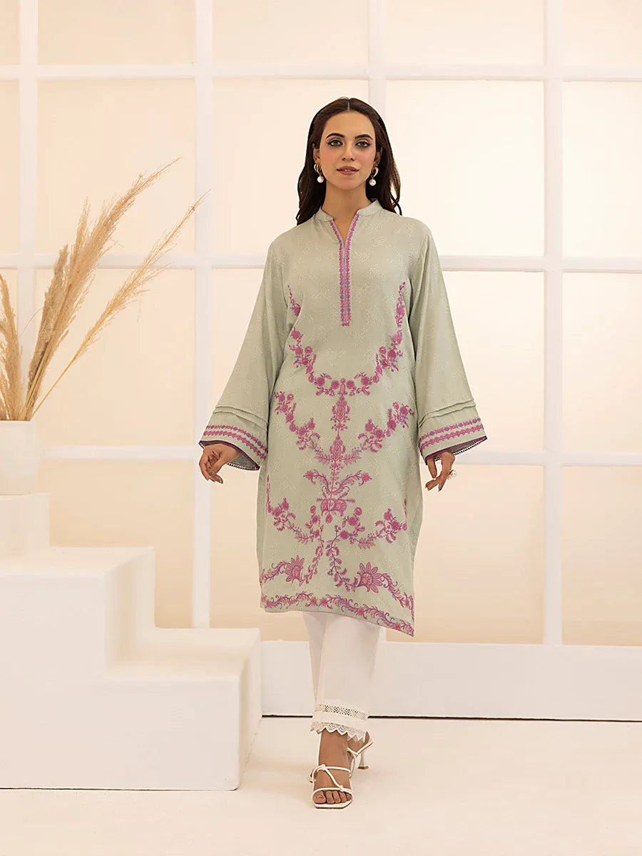 Salitex Women Embroidered 1 Piece Cambric Shirt WRS2BA24AL256 - Summer Collection