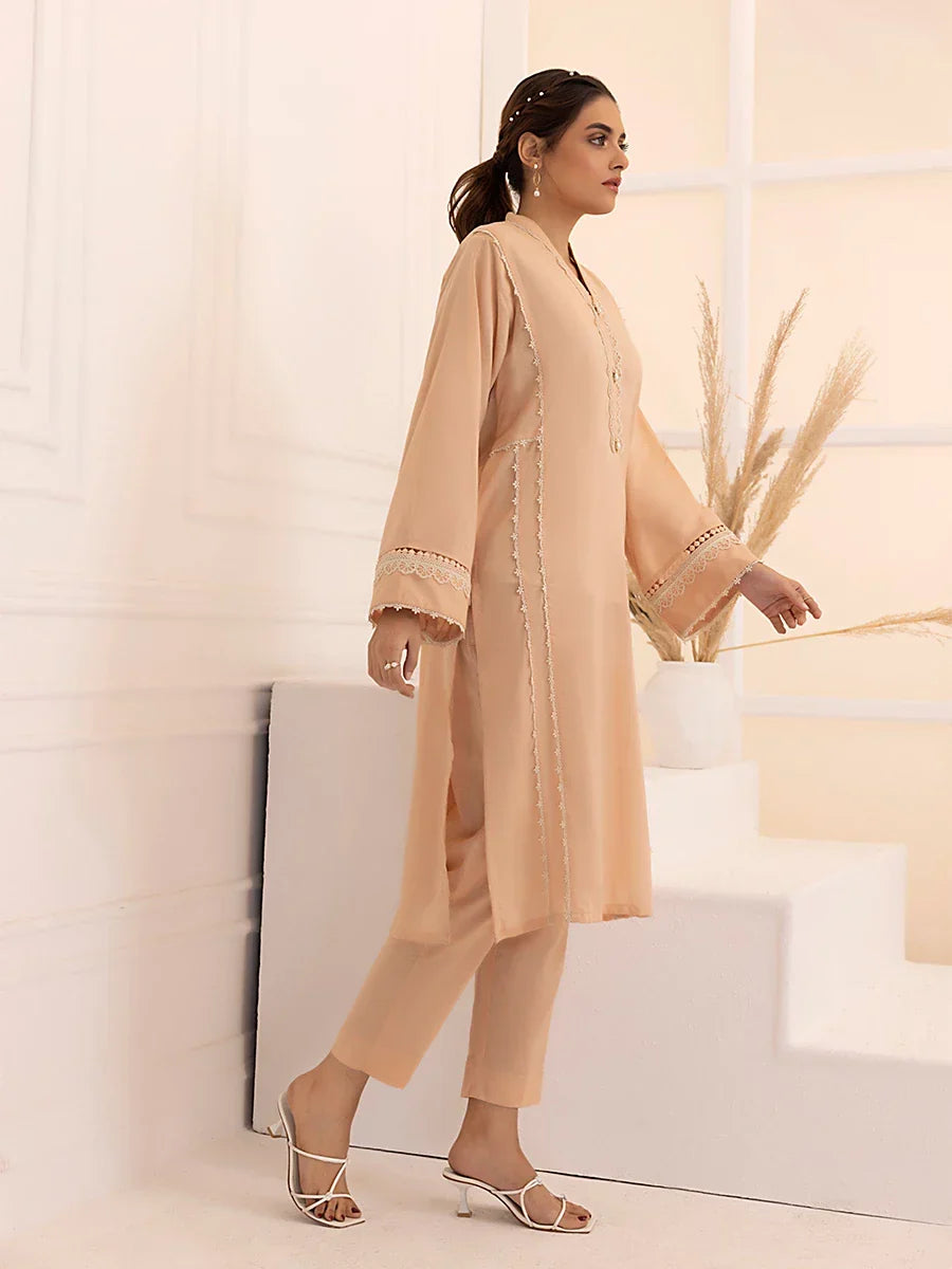 Salitex Women Solids Dobby 2 Piece Suit SPW6BS134 - Summer Collection