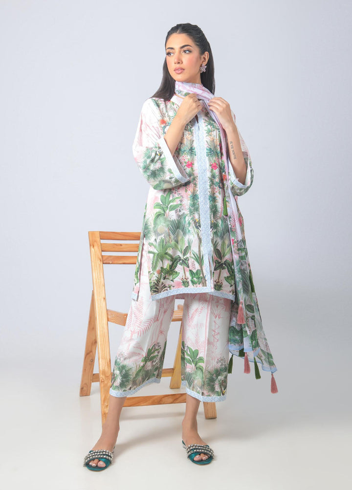 Misaal by Ayesha Somaya Printed Lawn Silk Suits Unstitched 3 Piece MAS25CS Eden - Summer Collection