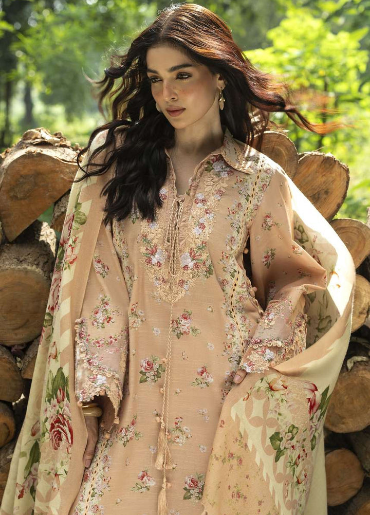 Wilderness by Elaf Unstitched Printed Khaddar 3 Piece Suit EL26UW Wilderness EWR-4A Primrose - Winter Collection