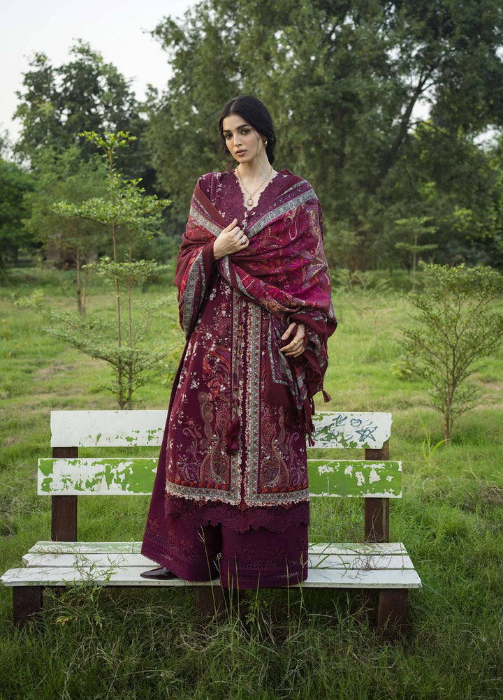 Wilderness by Elaf Unstitched Printed Khaddar 3 Piece Suit EL26UW Rowan EWR-2A - Winter Collection