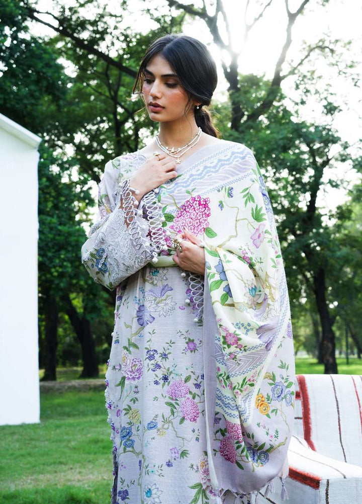 Wilderness by Elaf Unstitched Printed Khaddar 3 Piece Suit EL26UW Snowbelle EWR-7A - Winter Collection