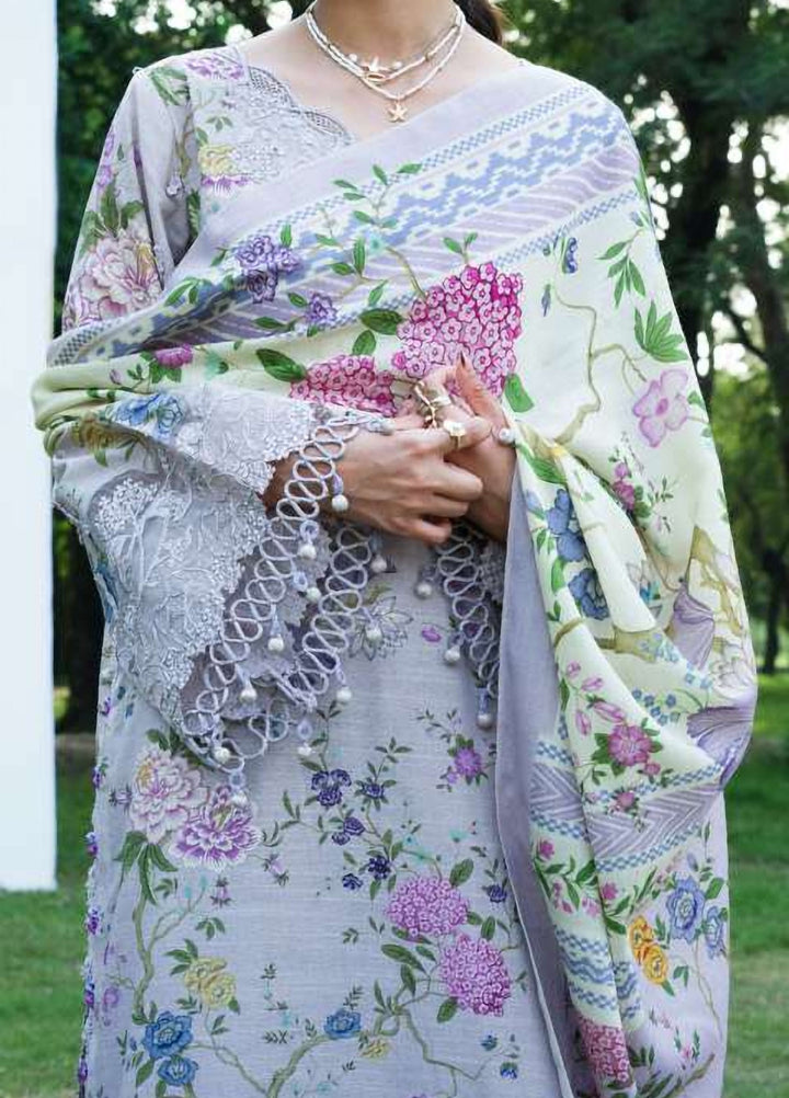Wilderness by Elaf Unstitched Printed Khaddar 3 Piece Suit EL26UW Snowbelle EWR-7A - Winter Collection