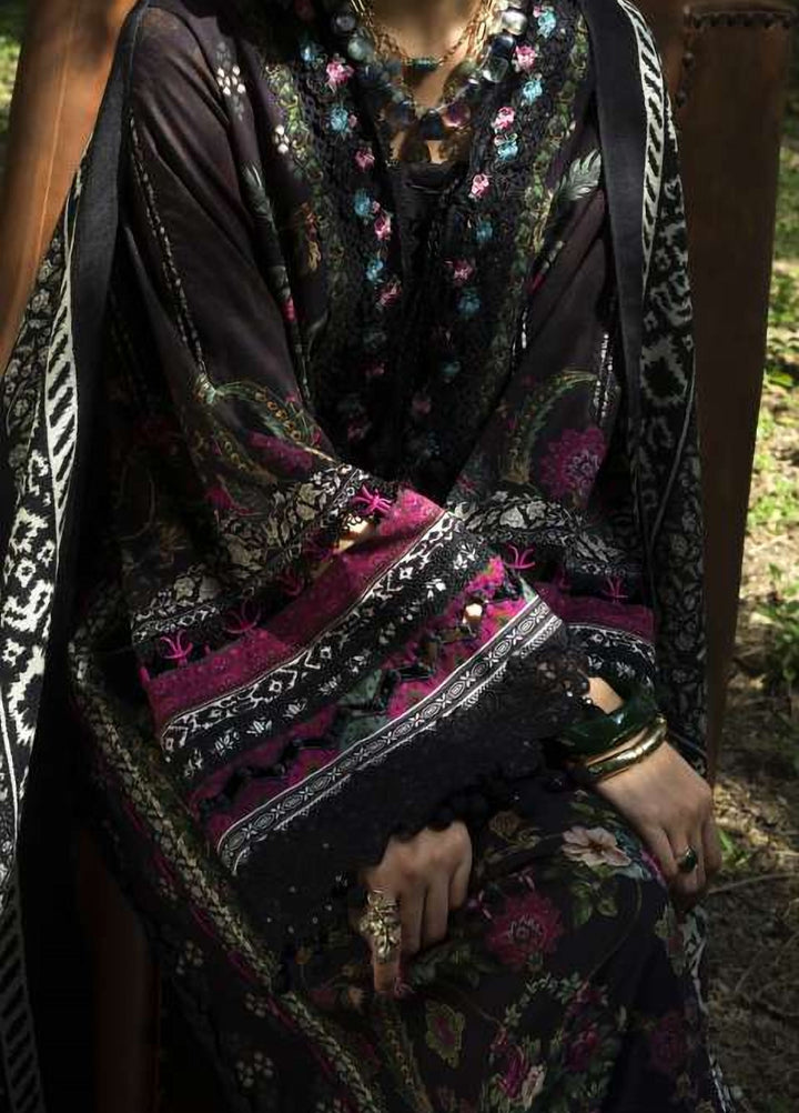 Wilderness by Elaf Unstitched Printed Marina 3 Piece Suit EL26UW Wilderness EWR-3B Marina Twilia - Winter Collection