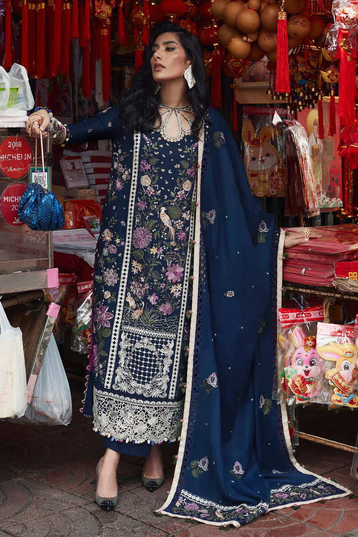 Elan Embroidered  Suits Unstitched 3 Piece EL22W EW-22-04 Darien - Winter Collection