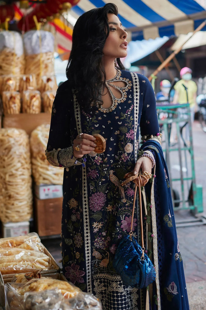 Elan Embroidered  Suits Unstitched 3 Piece EL22W EW-22-04 Darien - Winter Collection