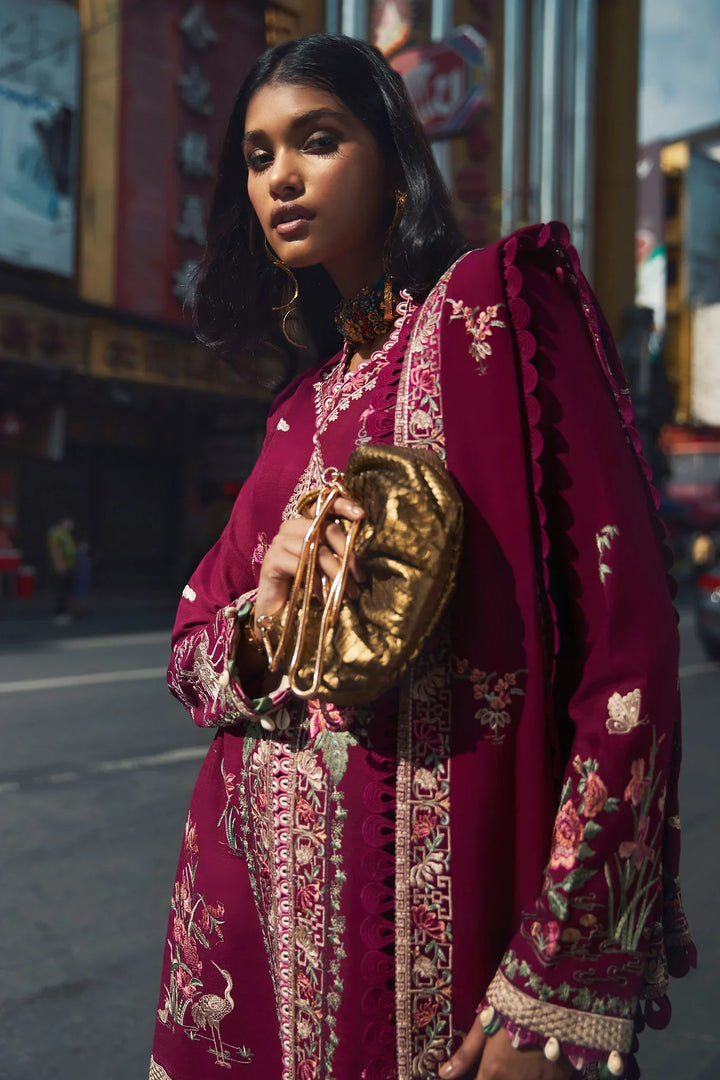 Elan Embroidered  Suits Unstitched 3 Piece EL22W EW-22-07 Elena - Winter Collection