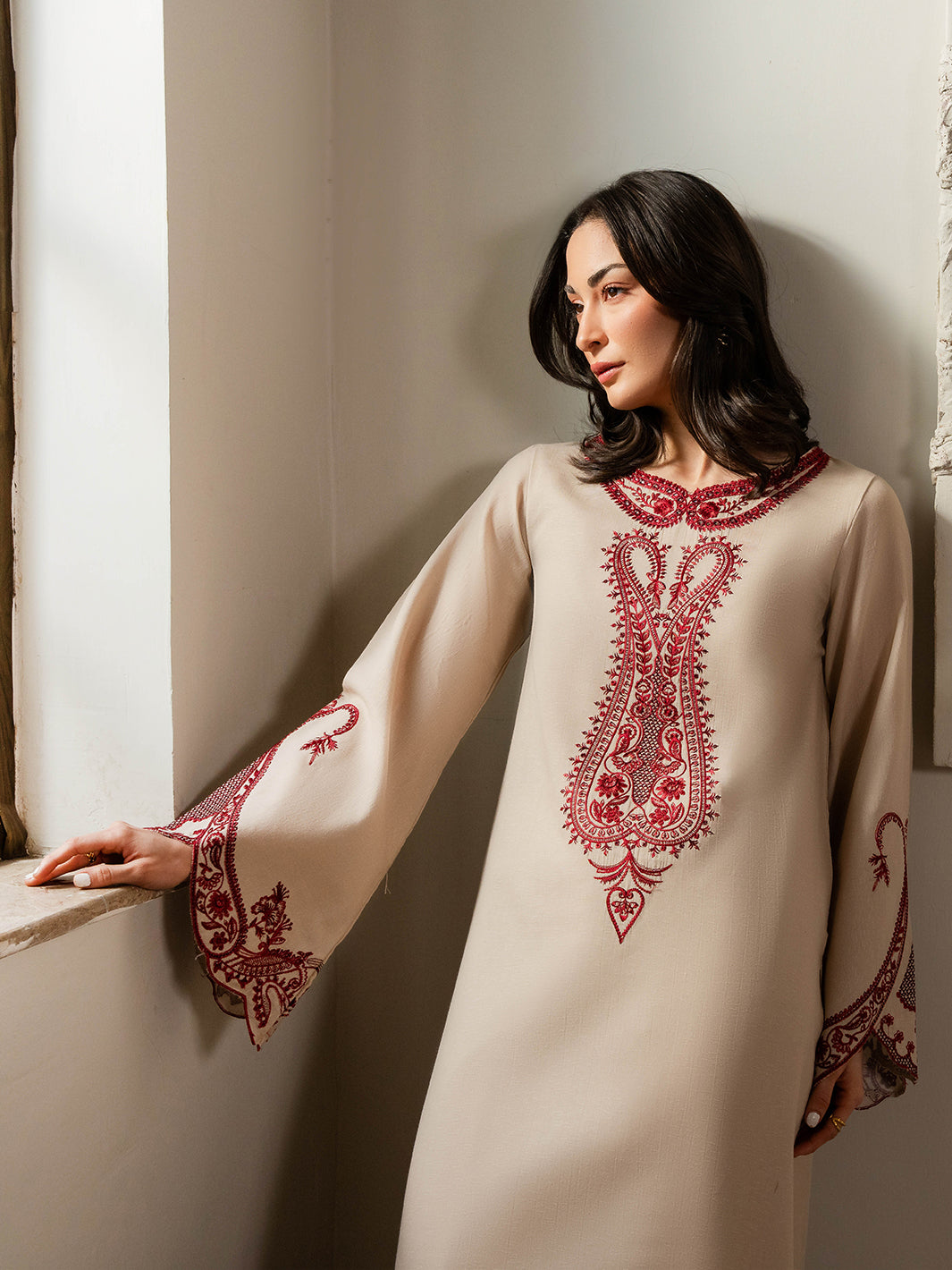 Izel Women Pret Embroidered Karandi 2 Piece Suit Elise - Summer Collection