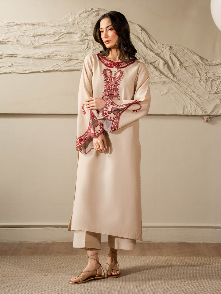 Izel Women Pret Embroidered Karandi 2 Piece Suit Elise - Summer Collection