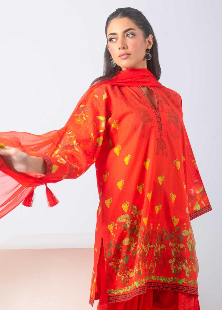 Misaal by Ayesha Somaya Printed Lawn Silk Suits Unstitched 3 Piece MAS25CS Eliza - Summer Collection