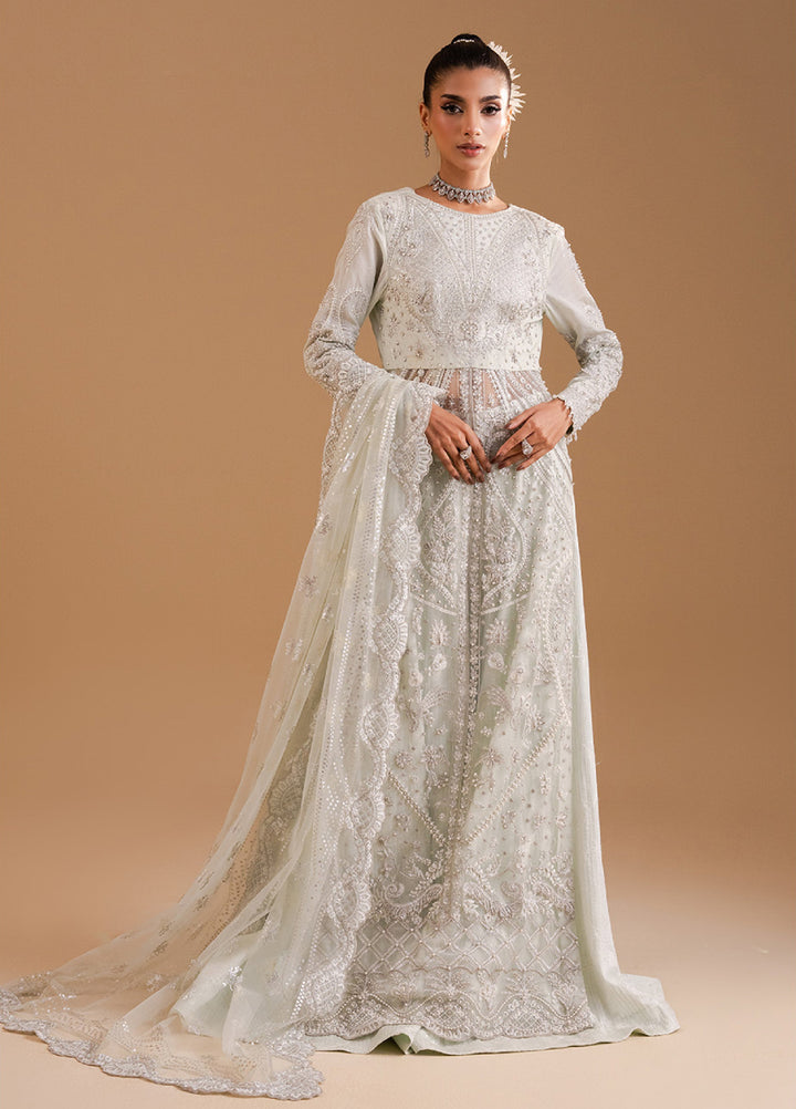 Afsanay by Zariya Luxury Embroidered Unstitched Chiffon 3 Piece Suits ZRY25LF D1 ZB50035 - Festive Collection