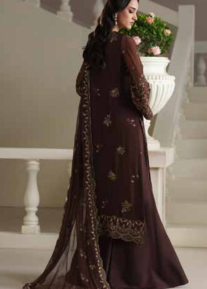 Modern Heirloom by Emaan Adeel Unstitched Embroidered Chiffon 3 Piece Suit EA26UMH Adelia - Festive Collection